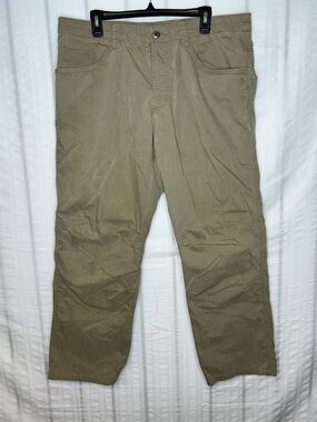 Patagonia Tenpenny Pants Mens 38x28 Beige Relaxed Fit Hiking Outdoor Gorpcore